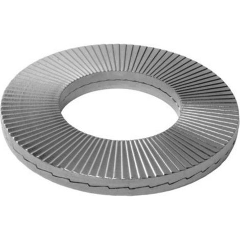 Rondelle HEICO-LOCK (PAIRES Collées) Ø 6 LARGE Inox A4