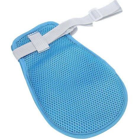 1 gant de contention fixe respirant pour la prévention des auto-blessures, gants de sécurité pour le contrôle manuel des patients (1/4)