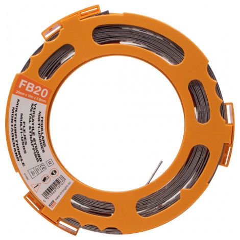 Alambre perforado • Acero galvanizado S250GD + Z275, ancho 20, largo 10, espesor 0,9 (1/3)