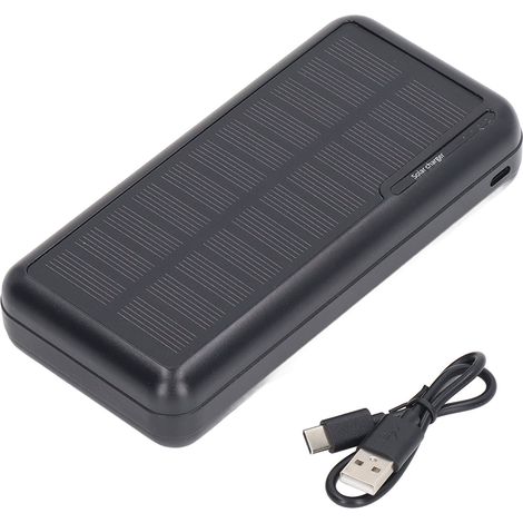 externe solaire de 30 000 mAh avec double port USB portable (1/5)