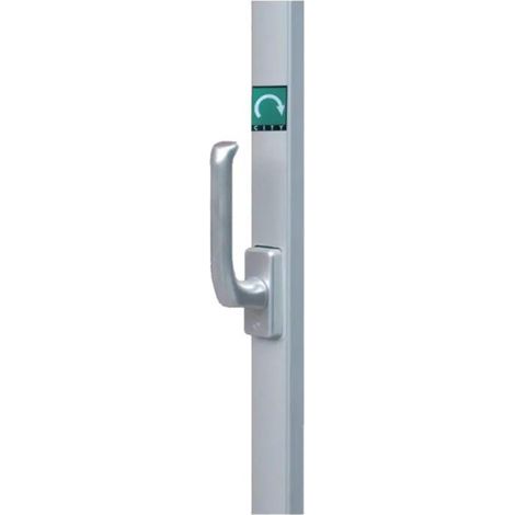 Cremona pompier iseó maniglia rotante alluminio 2300 o 3000 mm
