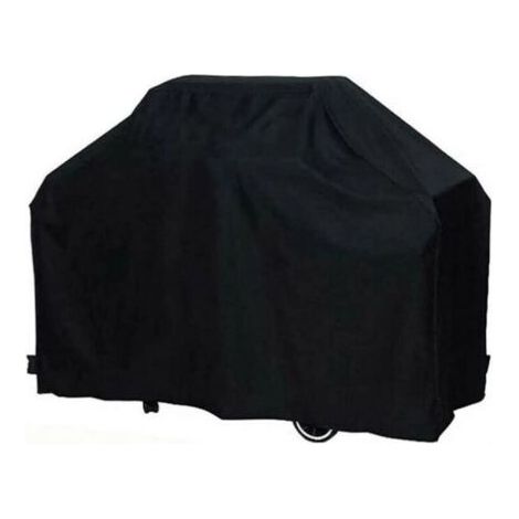 Copertura per barbecue nera 170x61x117cm, copertura per griglia antivento/anti-UV/impermeabile/anti-umidità/anti-polvere (1/4)