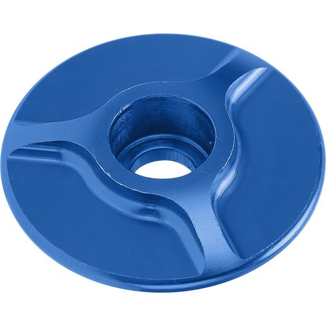 Couvercle de direction en aluminium pour fourche avant de vélo, compatible VTT et vélo de route, bleu (1/5)