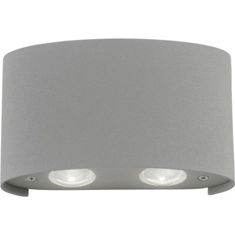 Paul Neuhaus Carlo Applique murale d'extérieur argentée 4 LED 0,8 W 3 000 K IP54 (1/3)