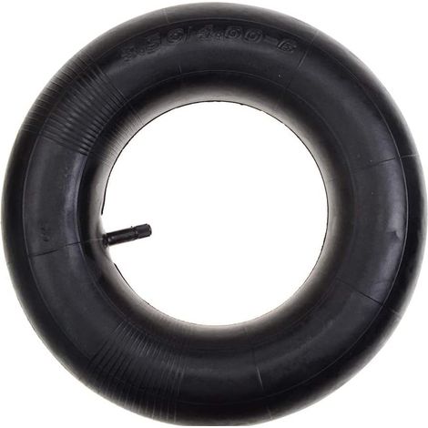 GOOFIT 3.50/4.00-6 inner tube with rubber valve for wheelbarrows, carts, trailers and small wheeled vehicles - replacement inner tubes