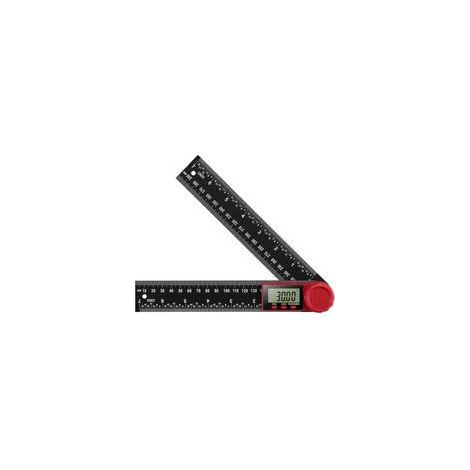 Règle de Recherche d'Angle Numérique, Rapporteur, Inclinomètre, Goniomètre Èlectronique, Outil de Mesure de Longueur d'Angle, Avec Grand Ècran Lcd Outil de Mesure de Règle (300mm)