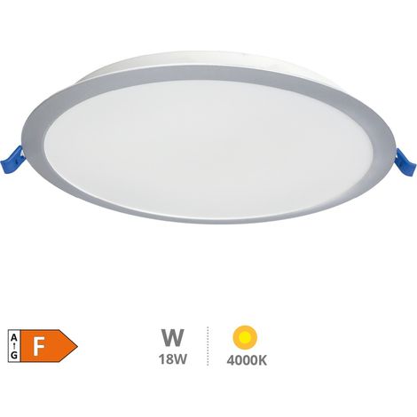 Downlight empotrable LED redondo Belur 18W 4000K Gris (1/5)