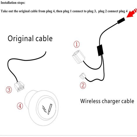 Chargeur rapide sans fil 15 W pour Land Rover Discovery Sport (2015-2019) (1/5)