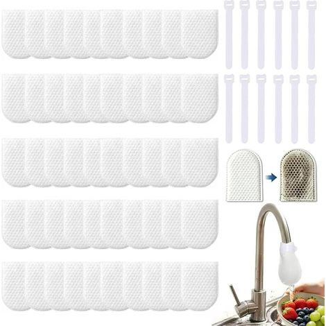 50 Sacs Filtrants Coton Robinet – Anti-Éclaboussures (1/5)