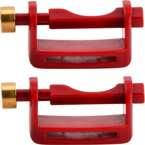 2 Pièces Pince de Commande du Bouton, Gachette de Verrouillage pour Dyson V10V11V15, Maintien le Bouton Marche Arrêt Enfoncé Interrupteur de Fixation de la Poignée (Cuivre) (1/5)