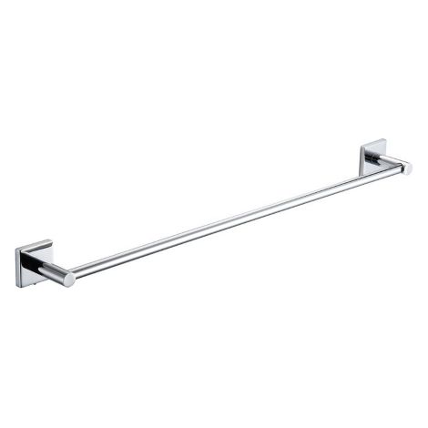 Porte-serviettes DianHydro Giona, barre en me'tal chrome' 40 cm, fixation avec vis incluses, accessoires muraux pour salle de bain