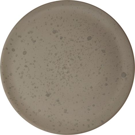 Interiors By Premier Grey Salad Plate,Stoneware Plate With Speckled Design,Dinnerware Plate With Smooth Texture & Raised Edges (1/3)