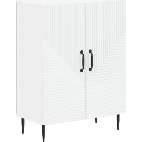 vidaXL Mobiletto da Bagno HAARLEM Bianco 59,5 x 31 x 80 cm (1/5)