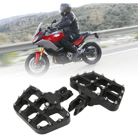 Vordere Fußrasten für BMW F900R/F900XR 2020-2022 Motorrad (kurze Ausführung) silber (1/5)