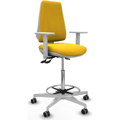 Piqueras y Crespo Bürostuhl Elche Gelb Ergonomisch (1/3)