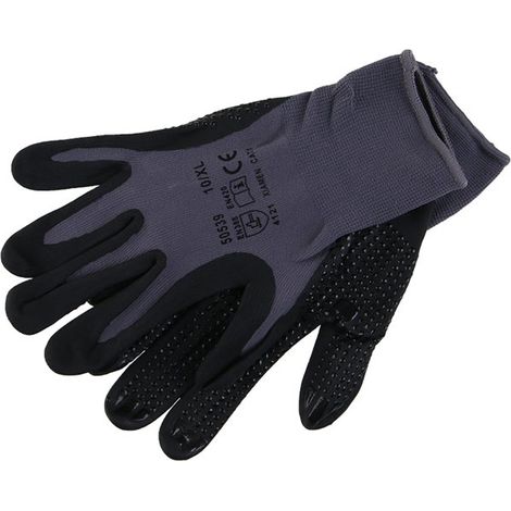 Guantes de nailon LEVIOR - Espuma de NITRILO + objetivos 10 50539.01