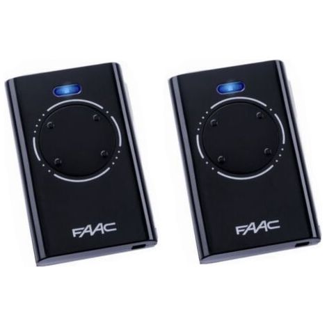 Pack de 2 Télécommande FAAC XT4 868 SLH NOIR (1/3)