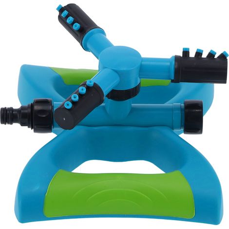 Arroseur Pivotant 360° Automatique en PVC Plastique pour Gazon Jardin Potager Toit 24x18.5x10.5cm Ensemble 7 Pièces (1/5)