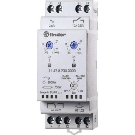 Finder modelo modular relé crepuscular plástico