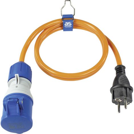 AS Schwabe H07BQ-F 3G2,5 62434 CEE Cavo adattatore 16 A 3 poli 1 pz.