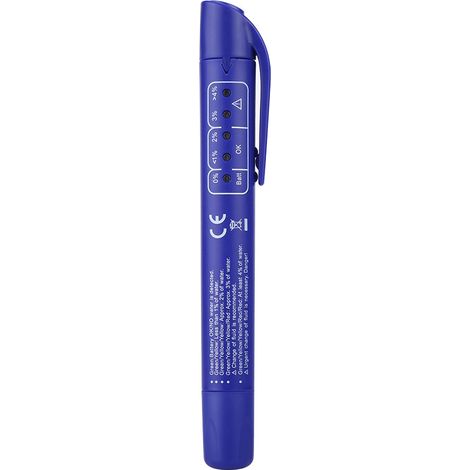 Stylo Testeur de Liquide de Frein 5 LED - Détection d'Humidité et Teneur en Eau (1/5)