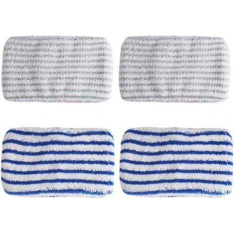 4 pièces Chiffons en Microfibre Remplacement Conçu pour ROWENTA Clean & Steam ZR005801, ZR005804, ZR850002，serpillere microfibre，lingette rowenta clean and steam (1/5)