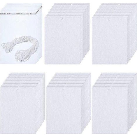 100 leere Blätter für Sublimations-Lufterfrischer - 1