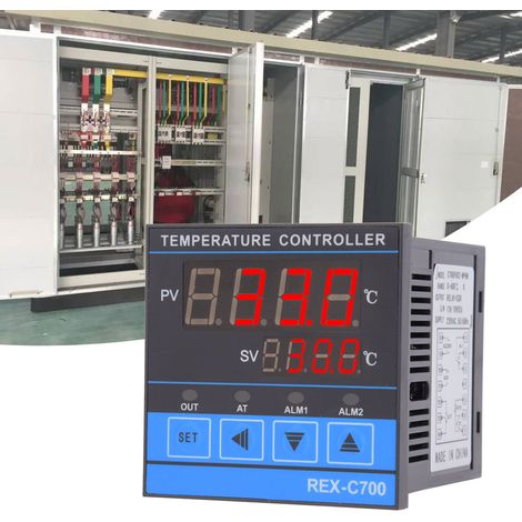 Régulateur de température numérique haute précision, contrôle PID, sortie RELAySSR 0-400℃ (1/5)