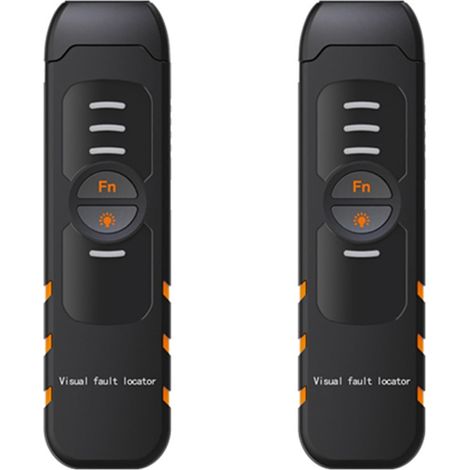 2X Compteur de Puissance Optique Portable 30MW Testeur de Fibres Optiques Stylo VFL LumièRe Rouge Stylo à Fibres Optiques Localisateur de DéFaut Visuel 30KM (1/5)
