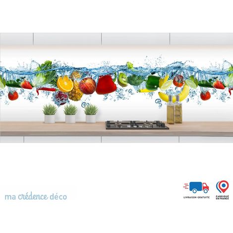Crédence : Bain de fruits 2 - Alu composite - 120 - 60 (1/3)