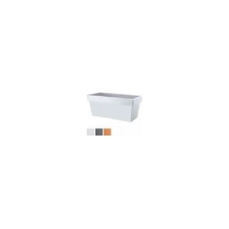 Vaso Lofly Case Rettangolare cm 38X18 h 16 Grigio 5 pz