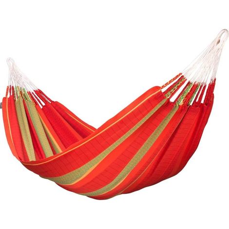 Hamaca clásica kingsize de algodón orgánico FLORA CHILLI (1/3)