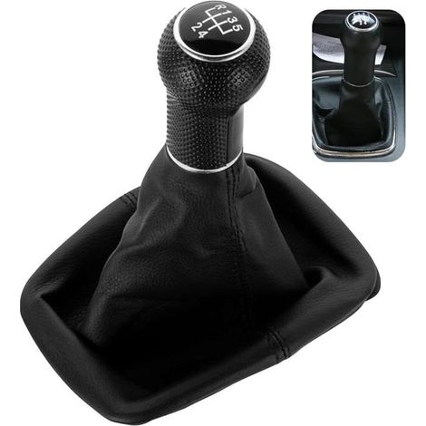 Soufflet Levier De Vitesse Pommeau De Vitesse Pour Vw Golf 4 Iv(1997-2005)Et Vw Bora,Compatible Boîte Manuelle 5 Vitesses,In[CA68] (1/5)