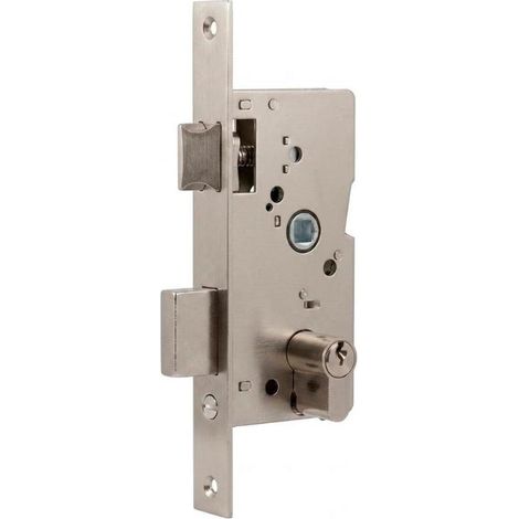 cerradura 4210 40 mm niquelado palanca deslizante y picaporte reversible