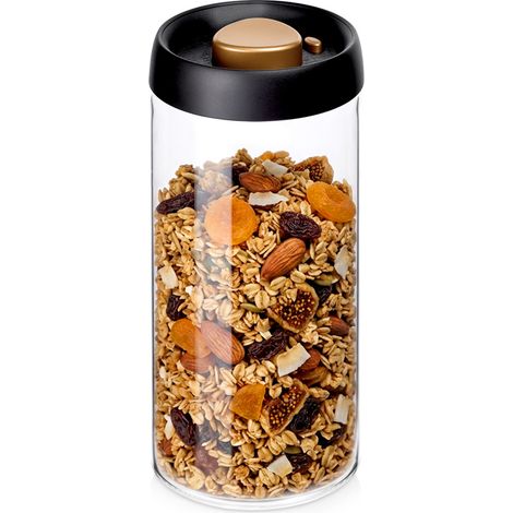 Contenitore in vetro per prodotti sfusi con coperchio sottovuoto, 1,5 l (1/5)