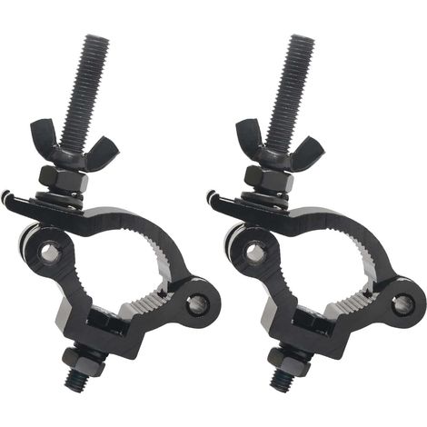 2 pièces Pince pour éclairage de scène, poutre d'éclairage pour éclairage, 38 mm-42 mm, pince en O pour poutre utilisée pour projecteur Par, projecteur et tête mobile (1/5)