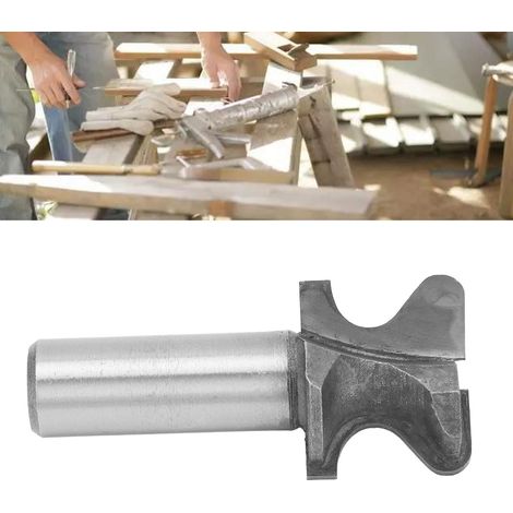 Doppelbogen-Nagelknipser, 1/2-Zoll-Schaft, Nutfräser für Holzbearbeitung, 1/2 x 25,4 mm Holzfräser (1/5)