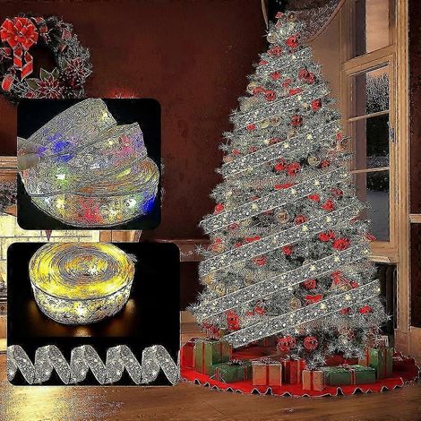 Guirlande de Noël en 4 pièces, guirlande de Noël, couronne de sapin de Noël, décoration suspendue pour sapin de Noël, guirlande décorative de Noël, décoration pour sapin de Noël (1/5)