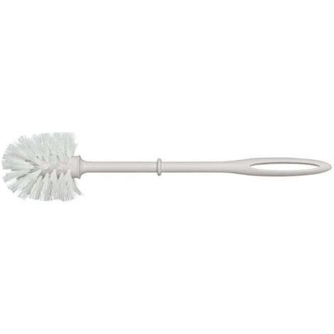 QORVA-Brosse WC de rechange pour porte-brosse WC avec manche en plastique blanc, gamme standard, Polypropylène, Ø 8x36 cm blanc (1/4)