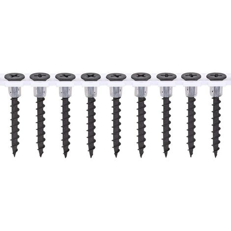 Spax GIX-B Trompetenkopf 3,9 x 55 H2 Grobgewinde PHOSPH MAGAZINIERT 800 Stk (1/5)