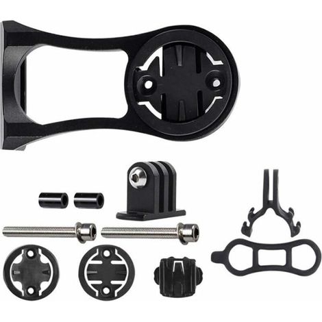 Supporto universale per ciclocomputer da strada, compatibile con Garmin Edge, Bryton Rider e CatEye, in alluminio leggero, con attacco a sgancio rapido.