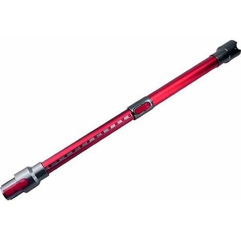 Tube Télescopique compatible pour Dyson V11 V10 V8 V7 Tube Rallonge en Aluminium Baguette Extensible 45 cm - 70 cm (rouge) (1/5)