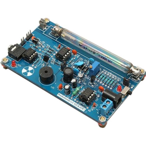 Détecteur de rayonnement nucléaire portable QttvbTna, compteur Geiger compact, 108 x 63 x 20 mm, mesure de dose, alarme sonore, usage professionnel et domestique. (1/2)