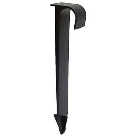 100Pcs Supports De Tuyau De Tube Dn16 Type C Enjeux Au Sol Pour Tuyauterie De Tuyau Pe Raccords D'Irrigation Par Gouttières Connecteurs D'Eau De Jardin (1/4)