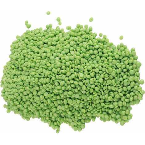 Liddy 500g Haricots de Cire Dure Sans Douleur pour Épilation Corps Femme, Perles de Cire pour Chauffe-Cire, Vert Arbre à Thé (1/5)