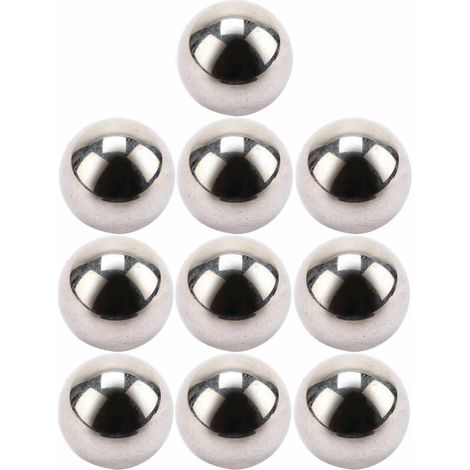 – Lot de 10 billes en acier 10mm ISO 3290 – Haute précision – Pour roulements cage à billes – Utilisation en cyclisme et modélisme