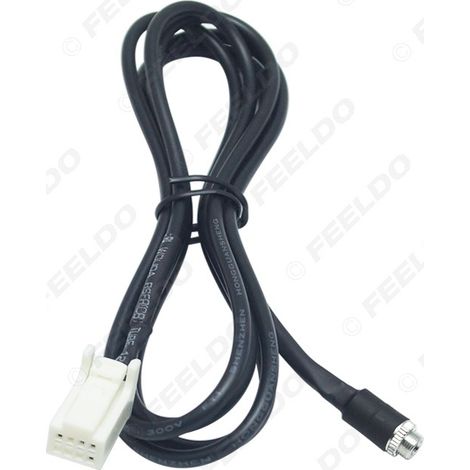 Compatible avec les lecteurs CD d'origine Nissan Tiida, Livina, Sylphy et Junyi  câble audio 8 broches, câble d'entrée AUX