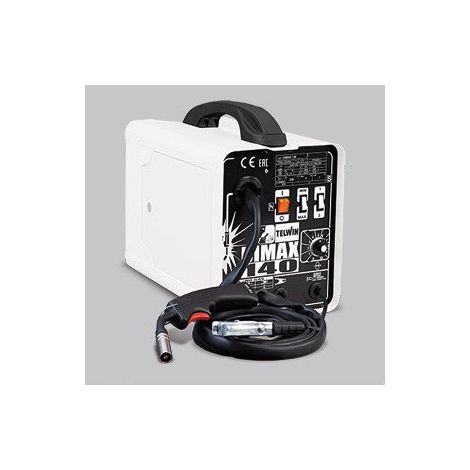 Telwin – Poste à souder MMA Inverter 140A – 230V – Réglage 20-120A – Pour bobines jusqu'à 5kg – Compact et facile à utiliser (1/2)