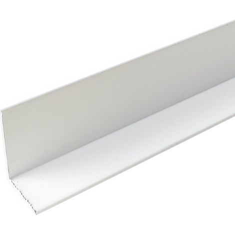 Cornière en aluminium 15mm x25mm x1.3mm, lg 1950mm (Anodisé argent) HOMEWELL