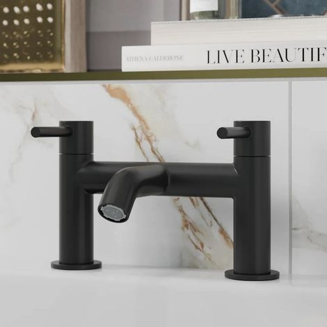 Merano Cosenza Bath Mixer Tap - Black